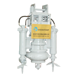 Hydraulic driven submersible slurry pump